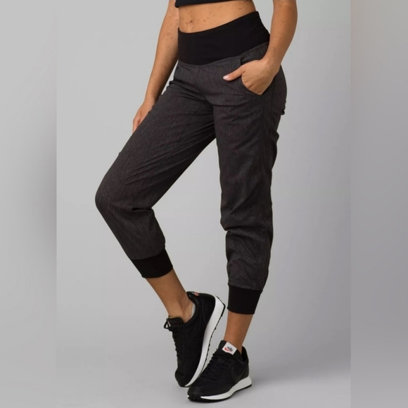 Navy Heather prAna Summit Joggers - Picture 1 of 5